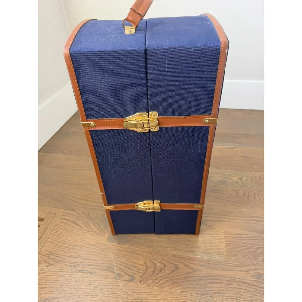 Judy by Gustave F. Wolff Porcelain Doll in Wardrobe Trunk Case w/ Outfits